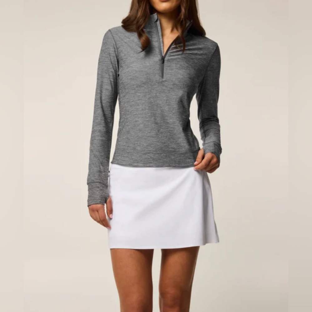 Greyson Halley Melange Quarter-Zip XL NWT